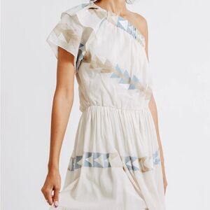 Mirth Paros Dress in Grecian Jamdani NWT